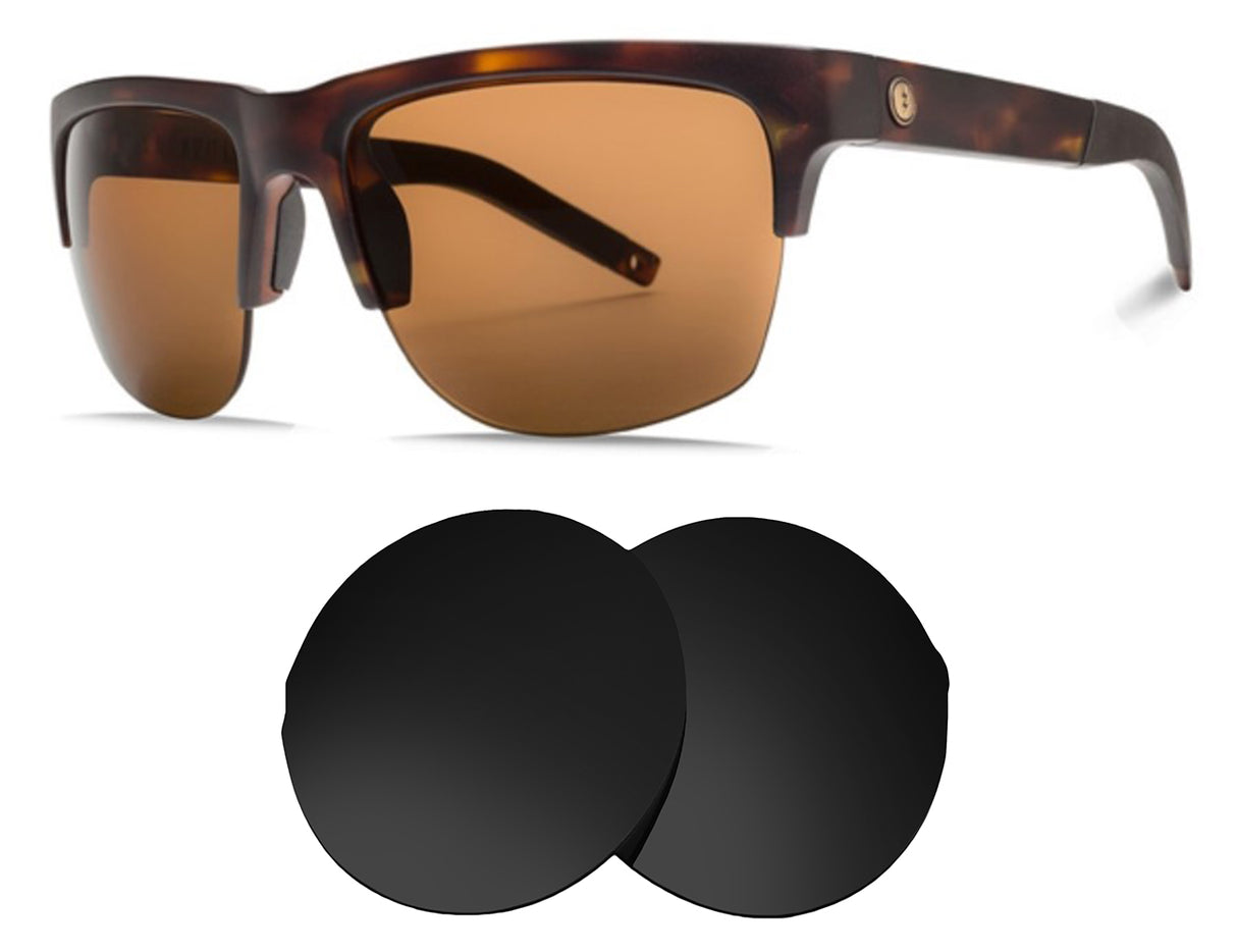 Electric Knoxville Pro-Replacement Lenses-Volcanic Black-Non-Polarized-Seek Optics