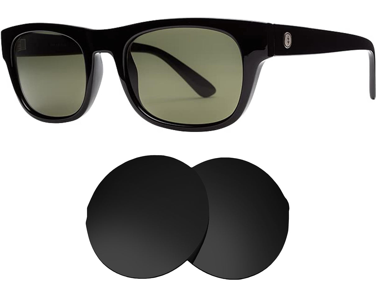Electric Pop-Replacement Lenses-Volcanic Black-Non-Polarized-Seek Optics