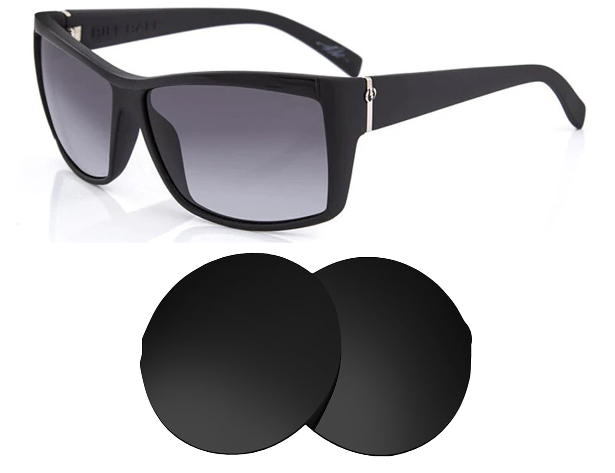 Electric Riff Raff-Replacement Lenses-Volcanic Black-Non-Polarized-Seek Optics