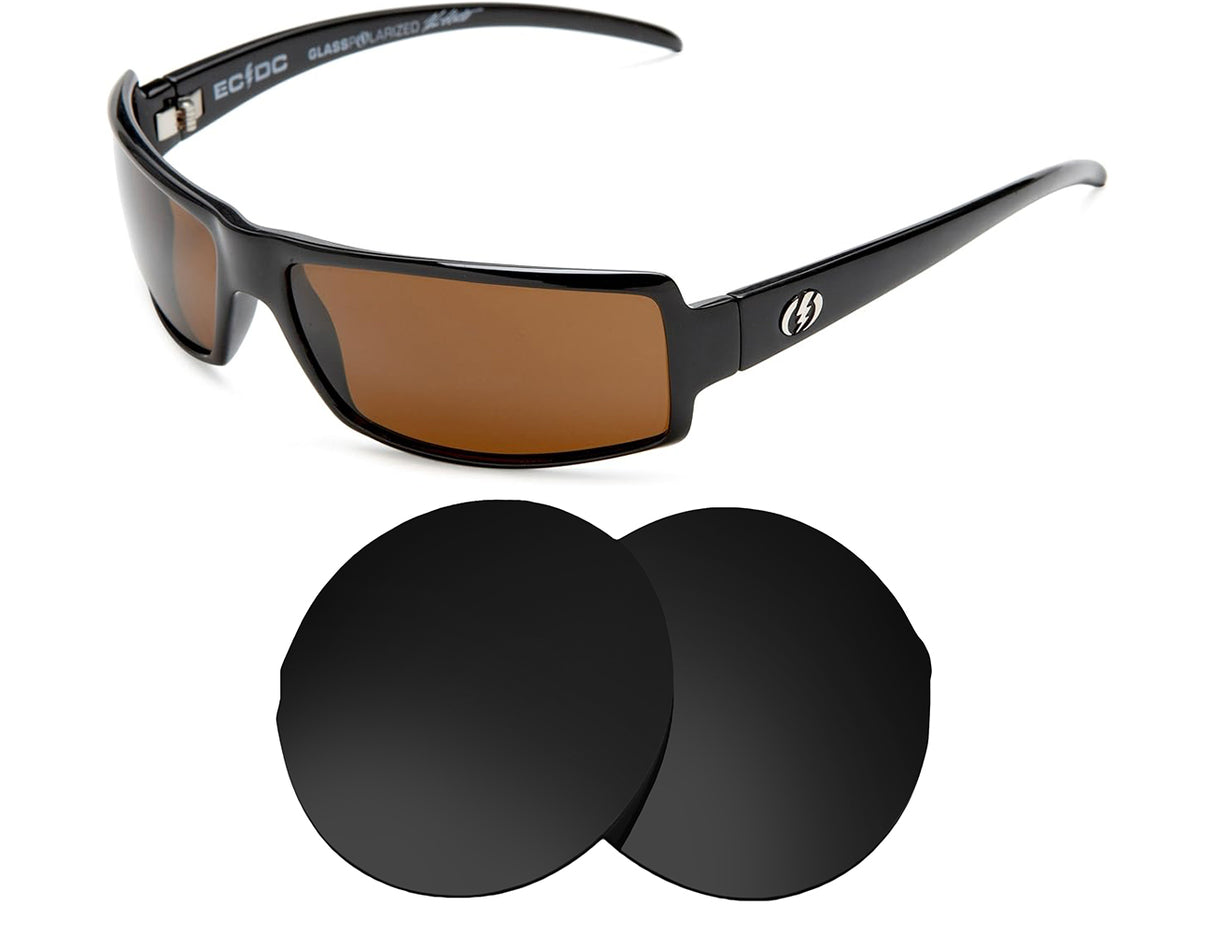 Electric EC-DC-Replacement Lenses-Volcanic Black-Non-Polarized-Seek Optics