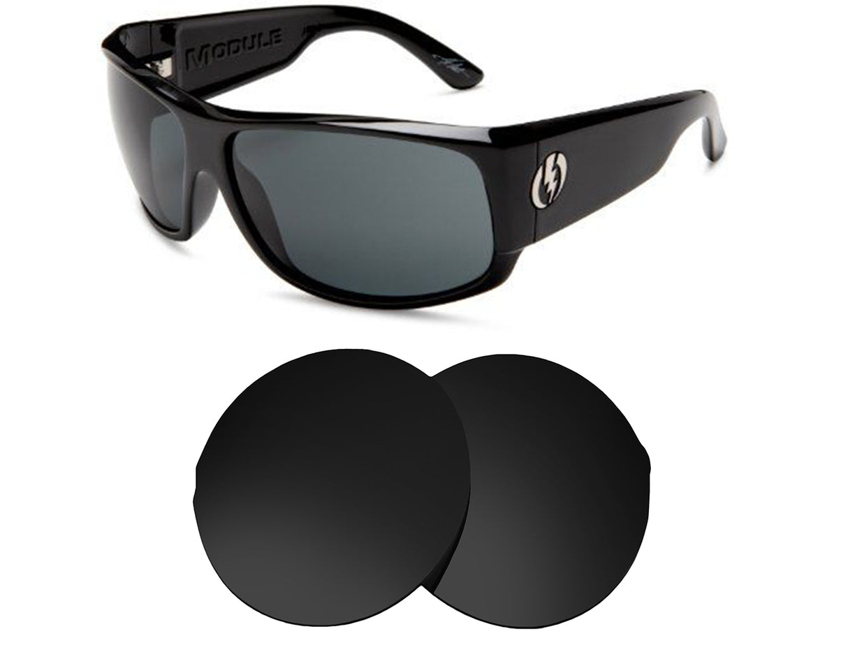 Electric Module-Replacement Lenses-Volcanic Black-Non-Polarized-Seek Optics