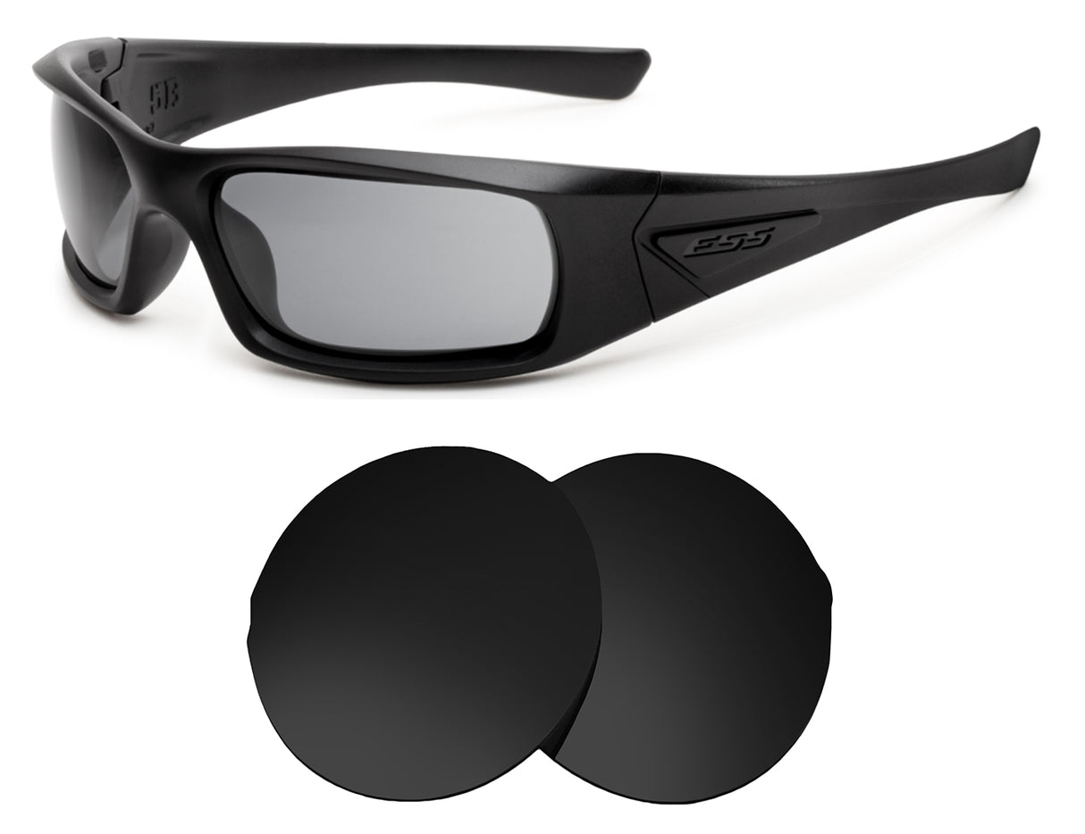 ESS 5B-Replacement Lenses-Volcanic Black-Non-Polarized-Seek Optics
