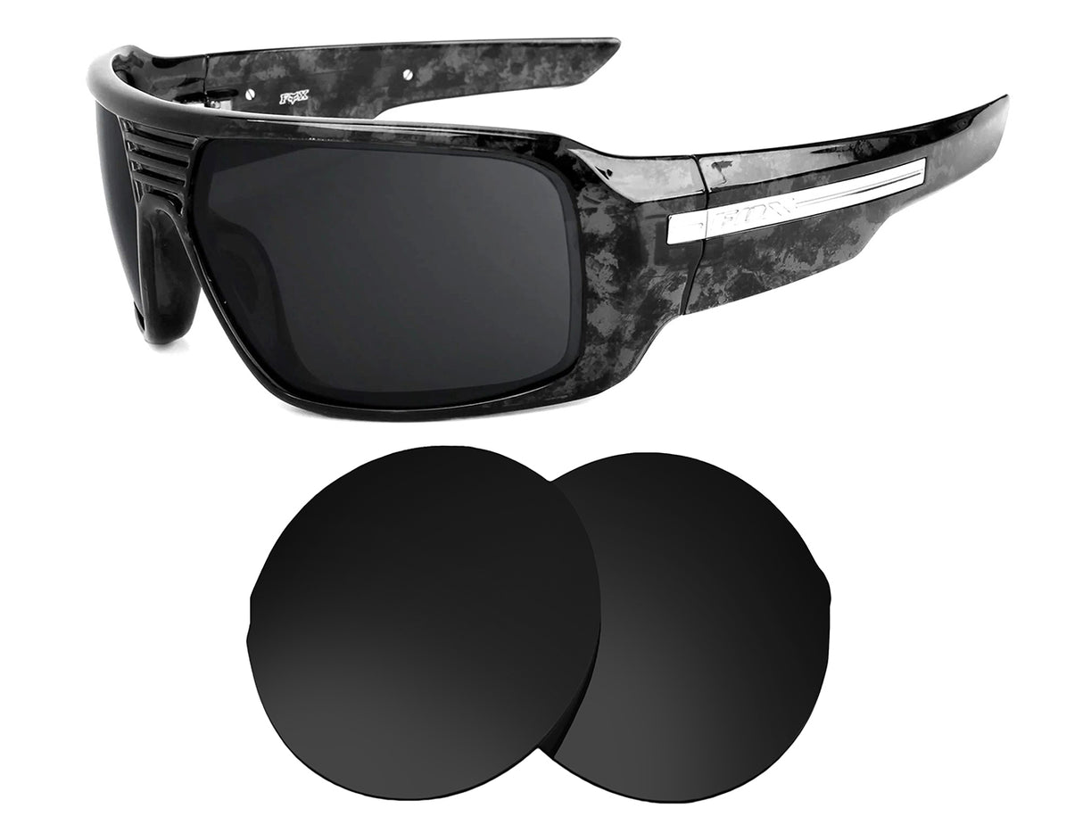 Fox Racing The Study-Replacement Lenses-Volcanic Black-Non-Polarized-Seek Optics