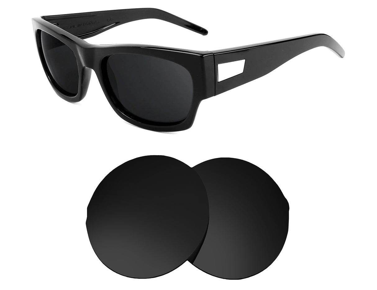 Fox Racing The Heretic-Replacement Lenses-Volcanic Black-Non-Polarized-Seek Optics