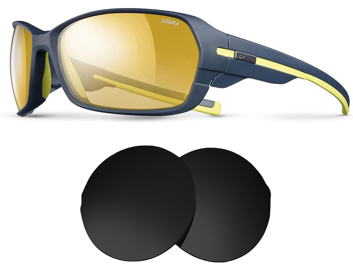 Julbo Dirt 2.0-Replacement Lenses-Volcanic Black-Non-Polarized-Seek Optics