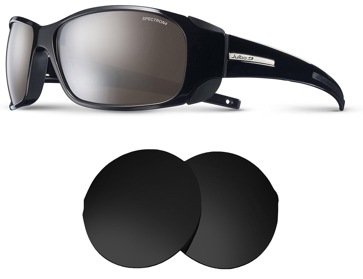 Julbo MonteBianco-Replacement Lenses-Volcanic Black-Non-Polarized-Seek Optics