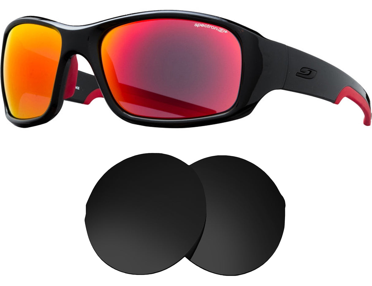 Julbo Stunt-Replacement Lenses-Volcanic Black-Non-Polarized-Seek Optics