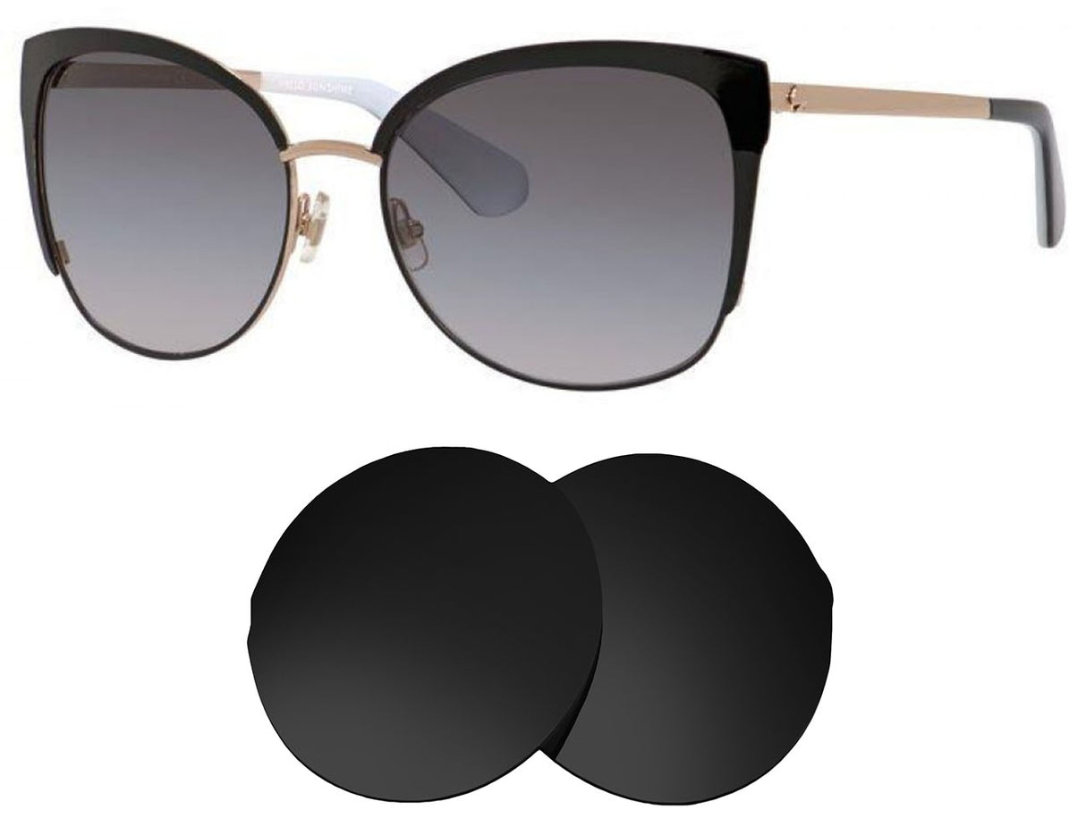 Kate Spade Genice-Replacement Lenses-Volcanic Black-Non-Polarized-Seek Optics