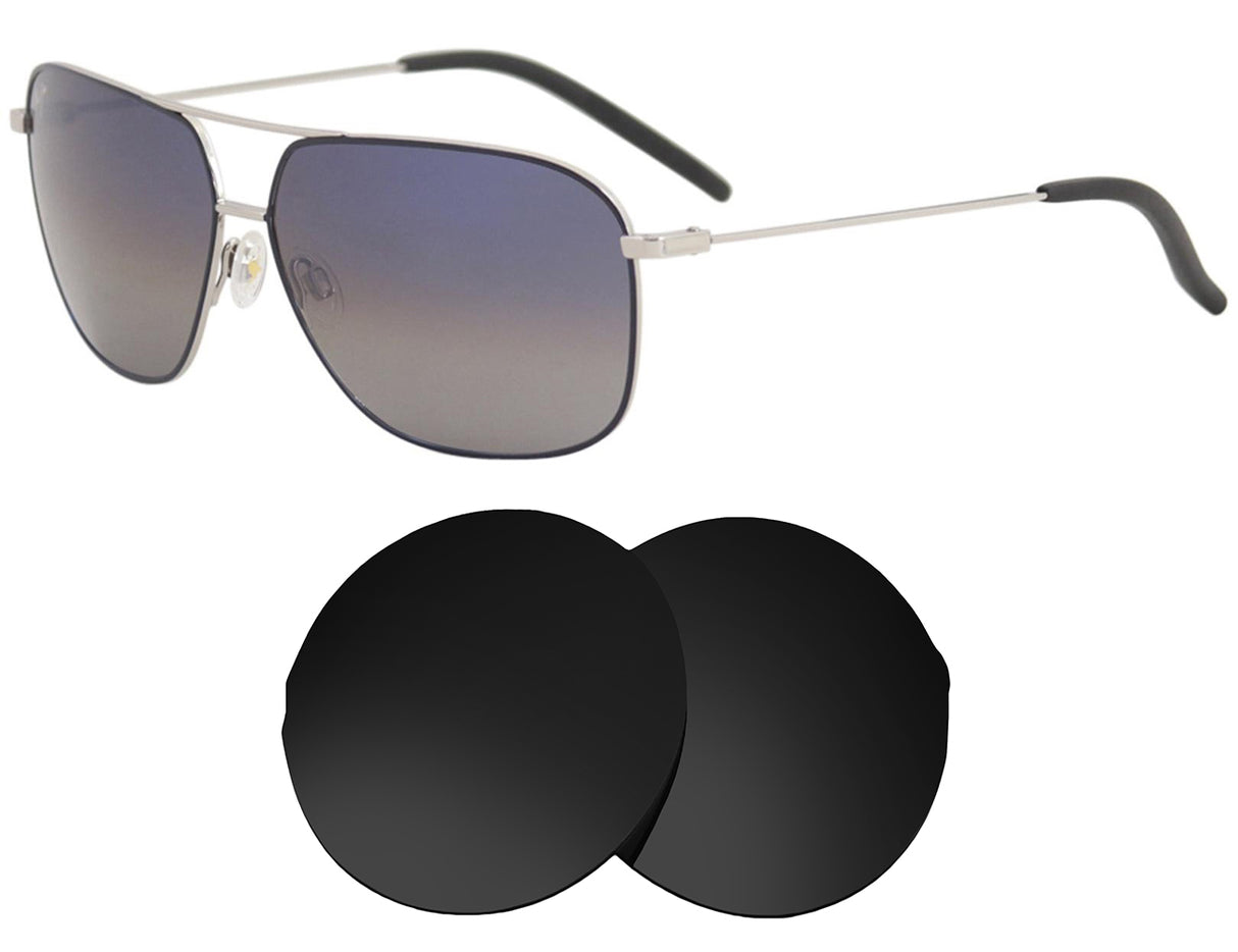 Maui Jim Kami MJ778-Replacement Lenses-Volcanic Black-Non-Polarized-Seek Optics