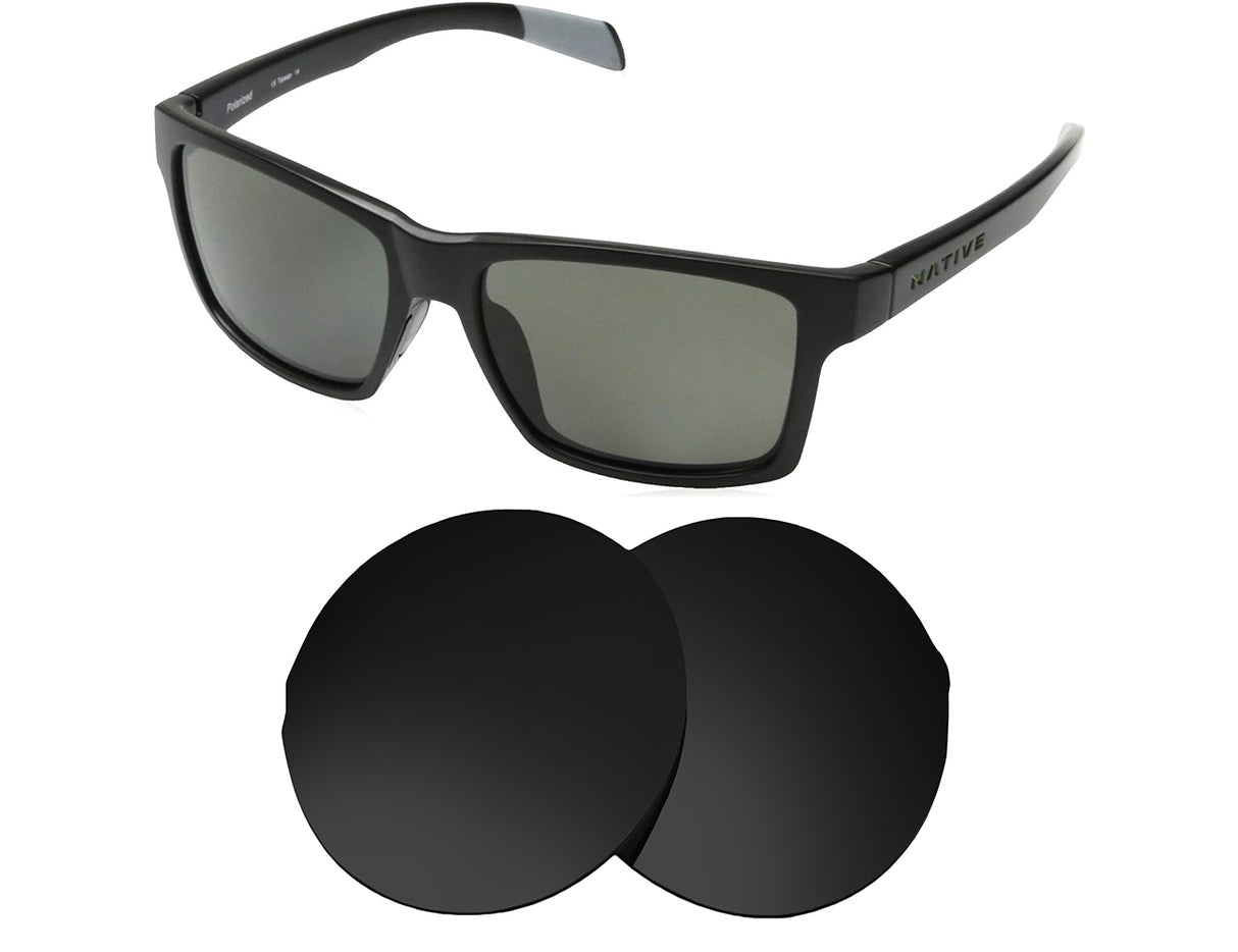 Native Flatirons-Replacement Lenses-Volcanic Black-Non-Polarized-Seek Optics