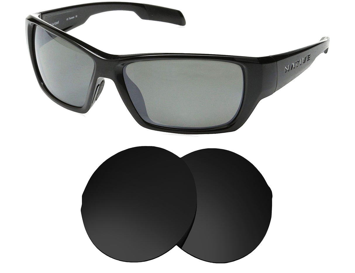 Native Ward-Replacement Lenses-Volcanic Black-Non-Polarized-Seek Optics