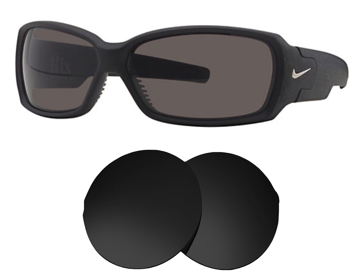 Nike Nix-Replacement Lenses-Volcanic Black-Non-Polarized-Seek Optics