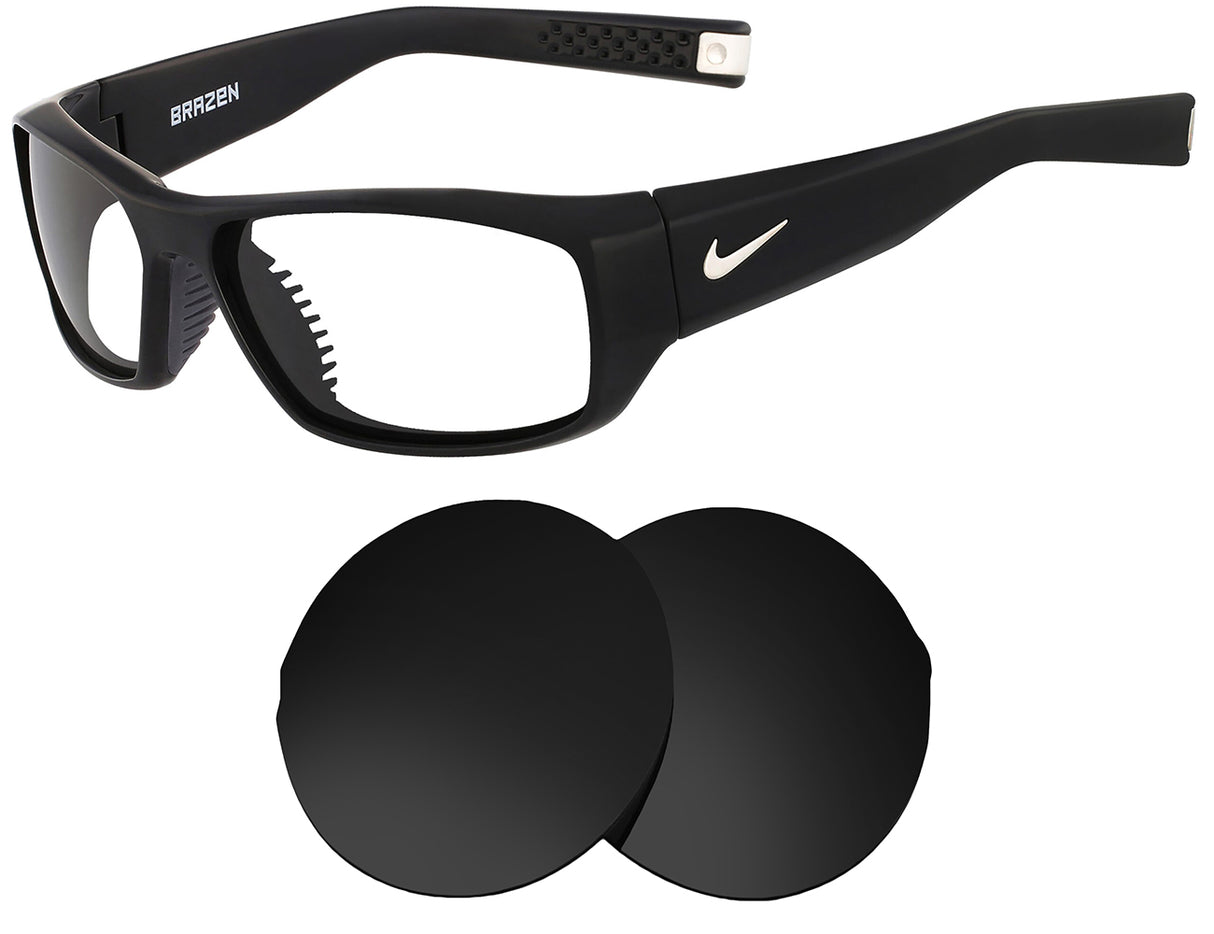 Nike Brazen-Replacement Lenses-Volcanic Black-Non-Polarized-Seek Optics