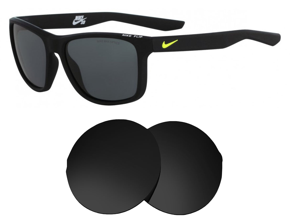 Nike Flip-Replacement Lenses-Volcanic Black-Non-Polarized-Seek Optics