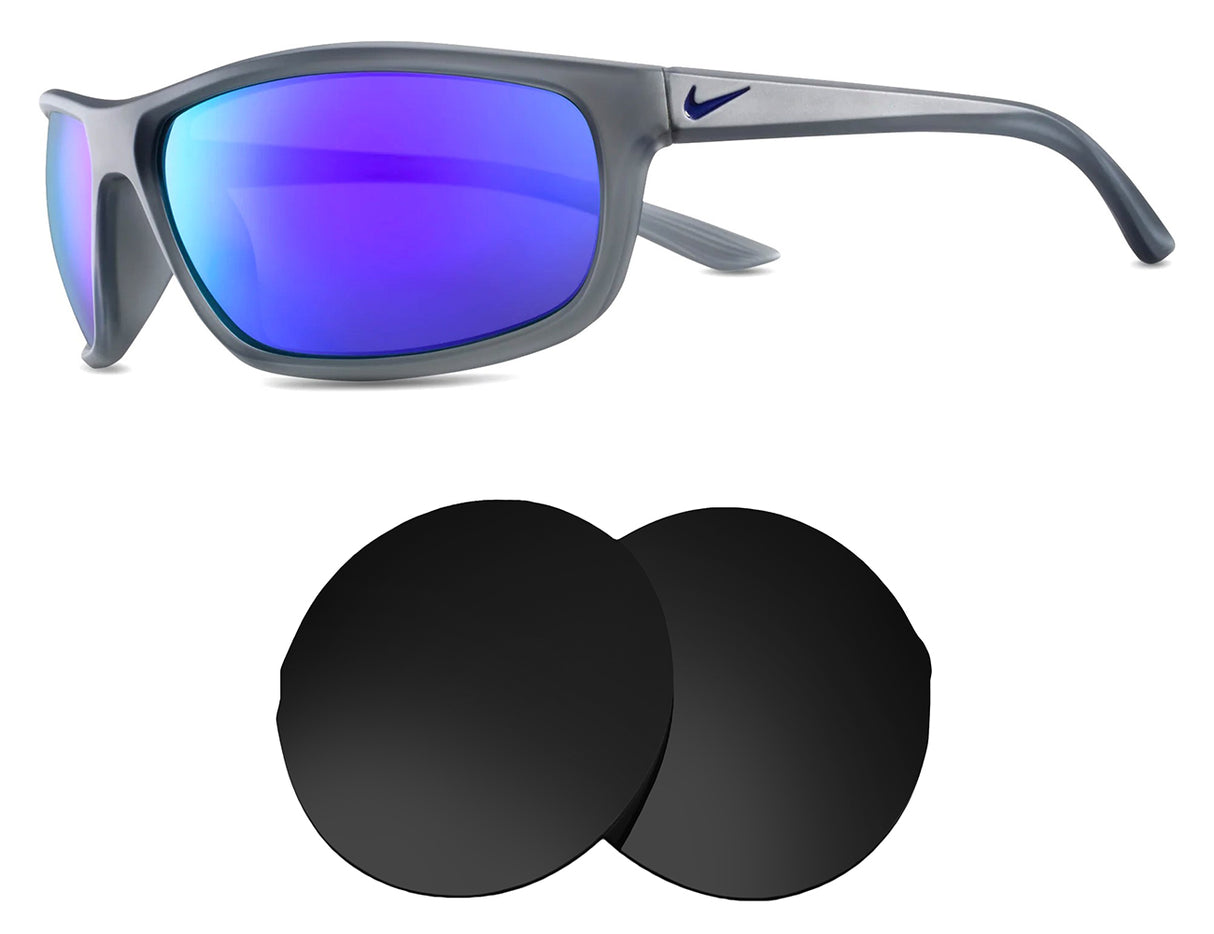Nike Rabid 2-Replacement Lenses-Volcanic Black-Non-Polarized-Seek Optics