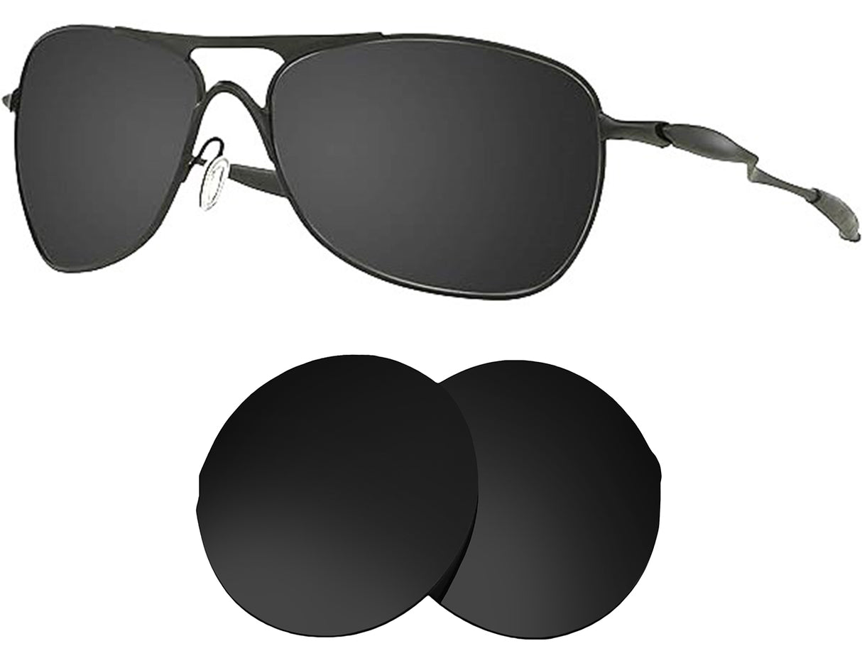 Oakley Crosshair TI (61mm)-Replacement Lenses-Volcanic Black-Non-Polarized-Seek Optics