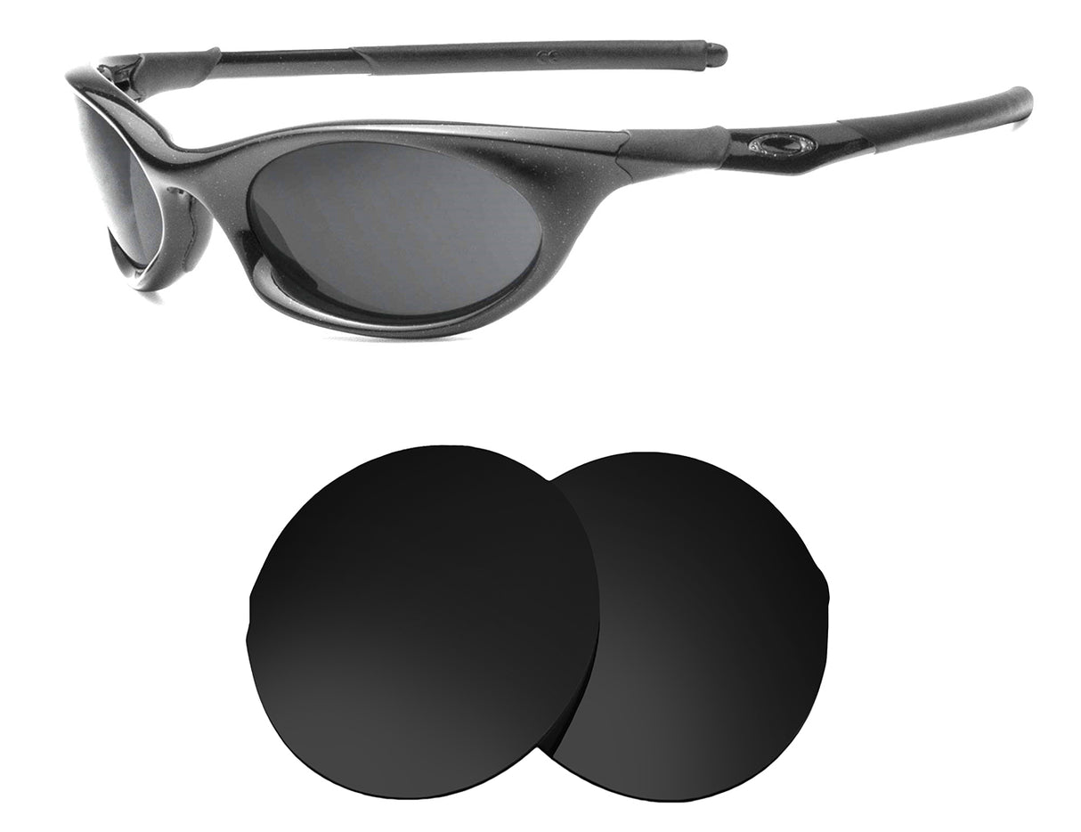 Oakley Eye Jacket 3.0-Replacement Lenses-Volcanic Black-Non-Polarized-Seek Optics