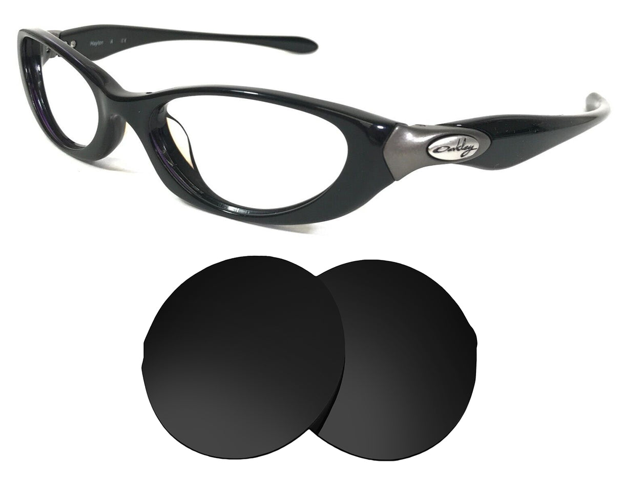 Oakley Haylon-Replacement Lenses-Volcanic Black-Non-Polarized-Seek Optics