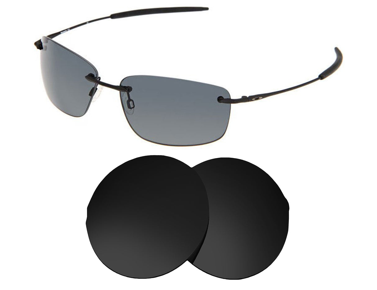 Oakley Nanowire 1.0-Replacement Lenses-Volcanic Black-Non-Polarized-Seek Optics
