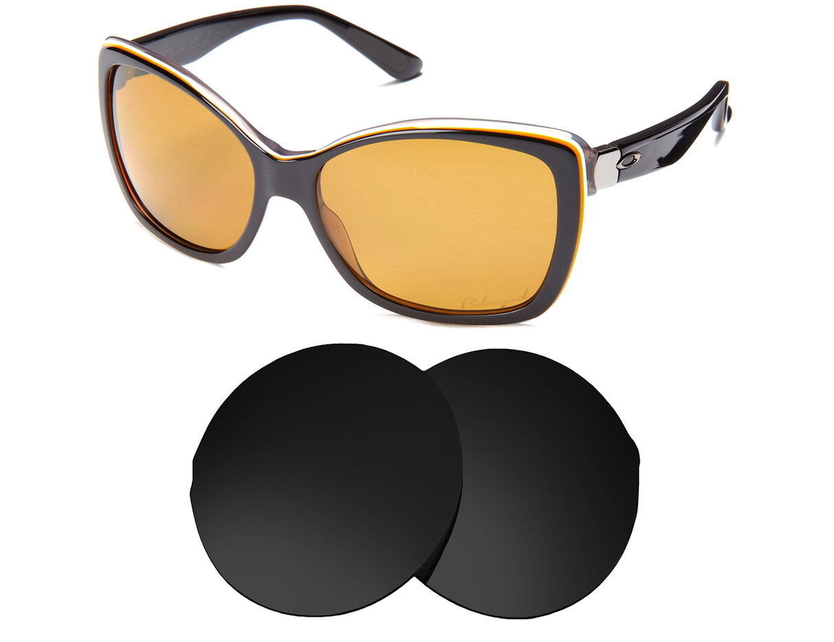 Oakley News Flash-Replacement Lenses-Volcanic Black-Non-Polarized-Seek Optics