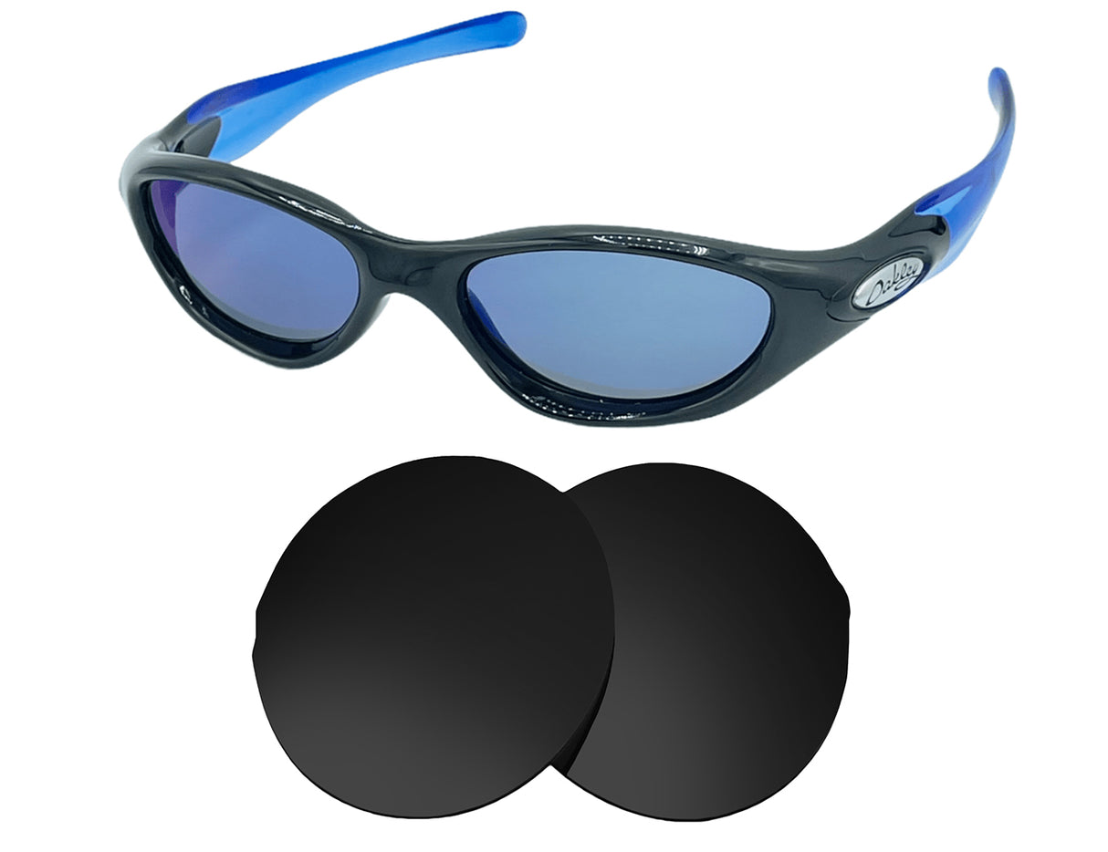 Oakley Pocket-Replacement Lenses-Volcanic Black-Non-Polarized-Seek Optics