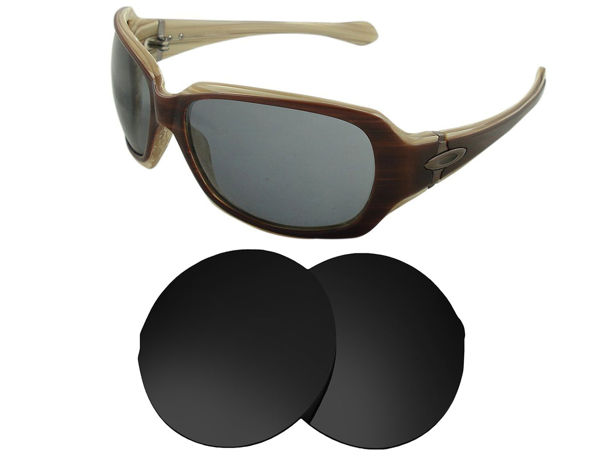 Oakley Script (Asian Fit)-Replacement Lenses-Volcanic Black-Non-Polarized-Seek Optics