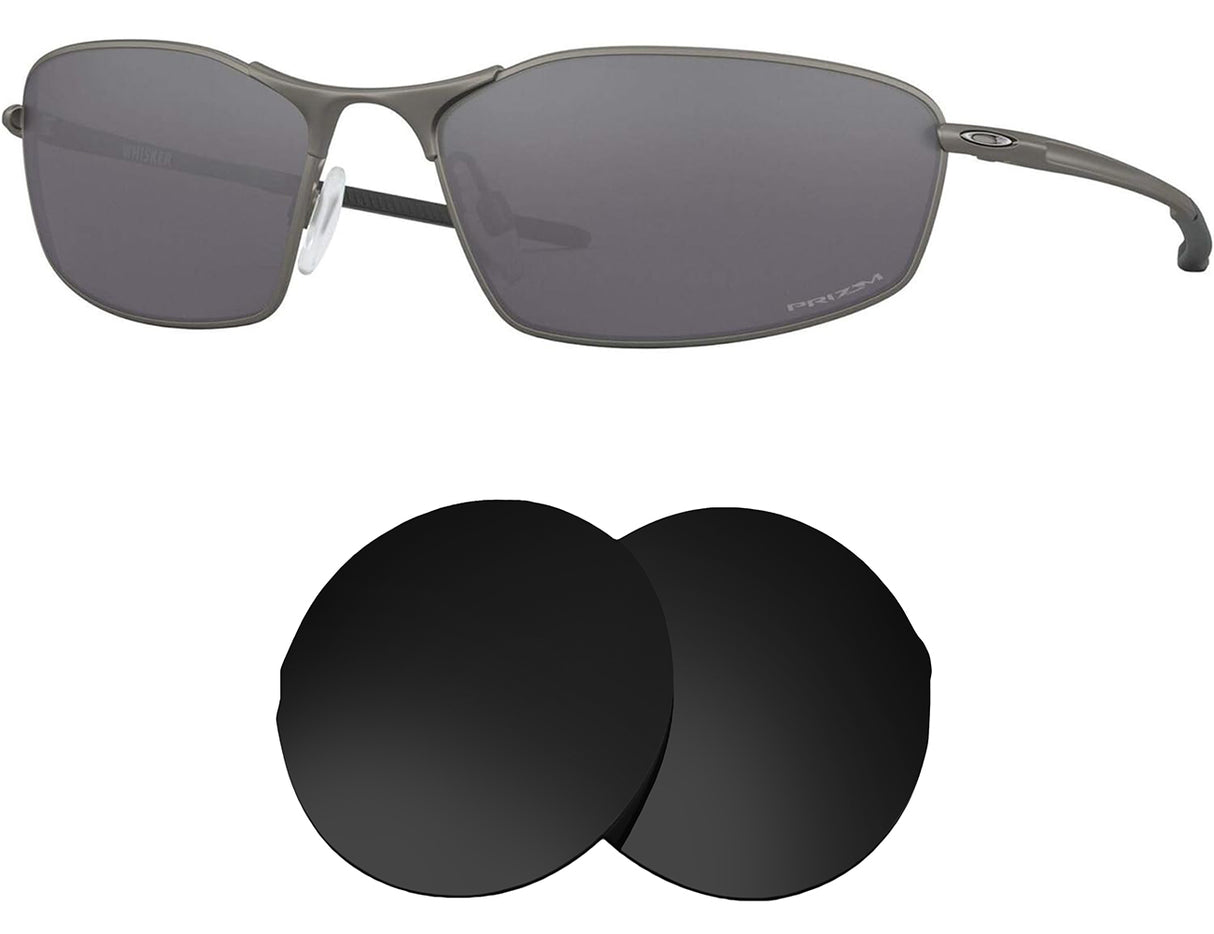 Oakley Whisker (2020)-Replacement Lenses-Volcanic Black-Non-Polarized-Seek Optics