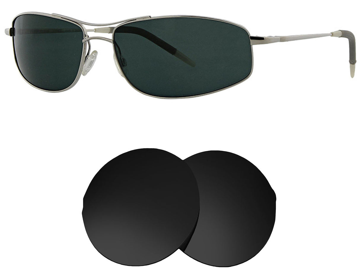 Oliver Peoples Nitro OV 1040 S-Replacement Lenses-Volcanic Black-Non-Polarized-Seek Optics