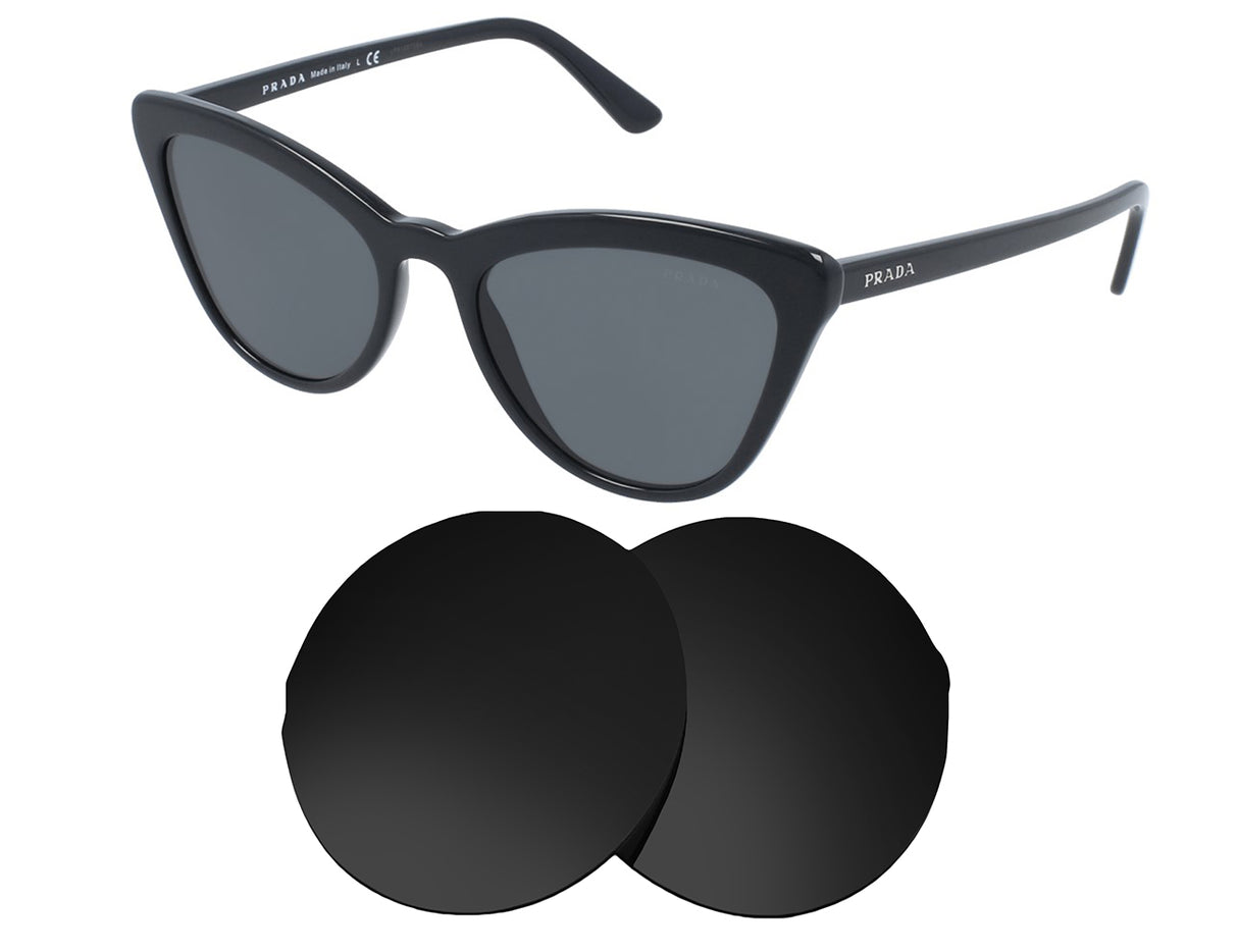Prada PR 01VS-Replacement Lenses-Volcanic Black-Non-Polarized-Seek Optics