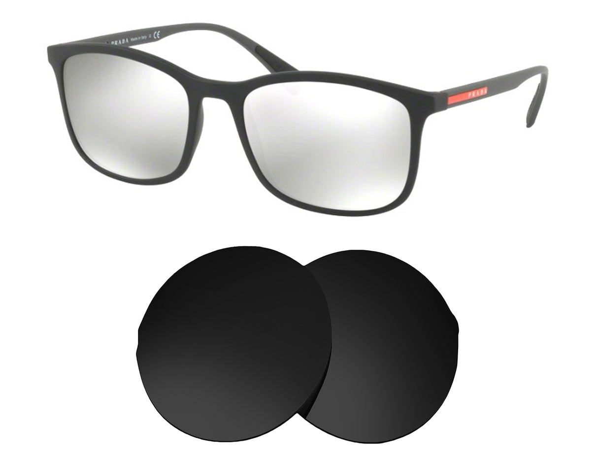 Prada PS 01TS-Replacement Lenses-Volcanic Black-Non-Polarized-Seek Optics