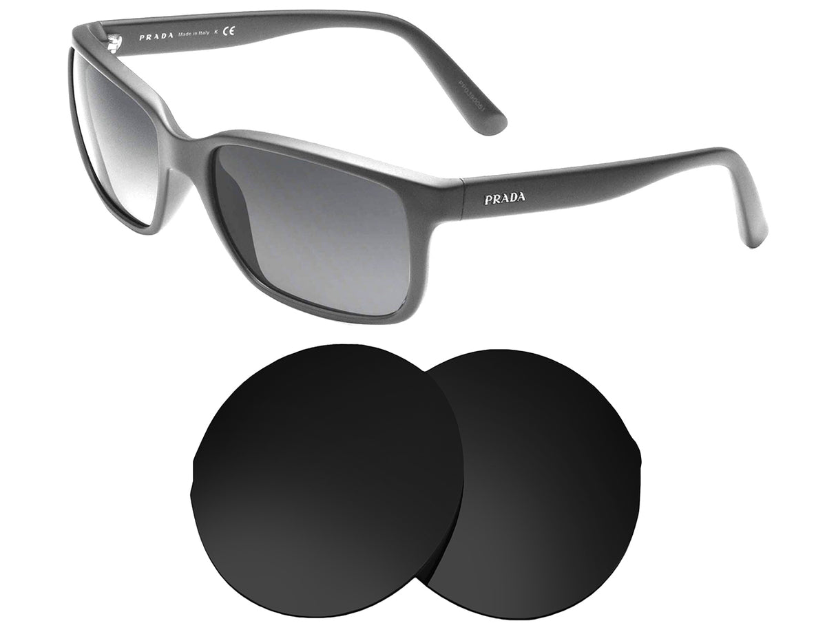 Prada SPR 21R-Replacement Lenses-Volcanic Black-Non-Polarized-Seek Optics