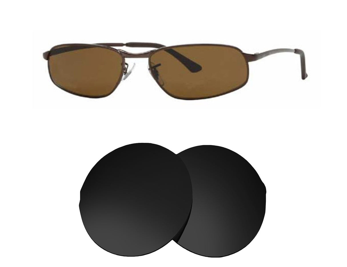 Ray-Ban Downtown RB3168 56mm-Replacement Lenses-Volcanic Black-Non-Polarized-Seek Optics