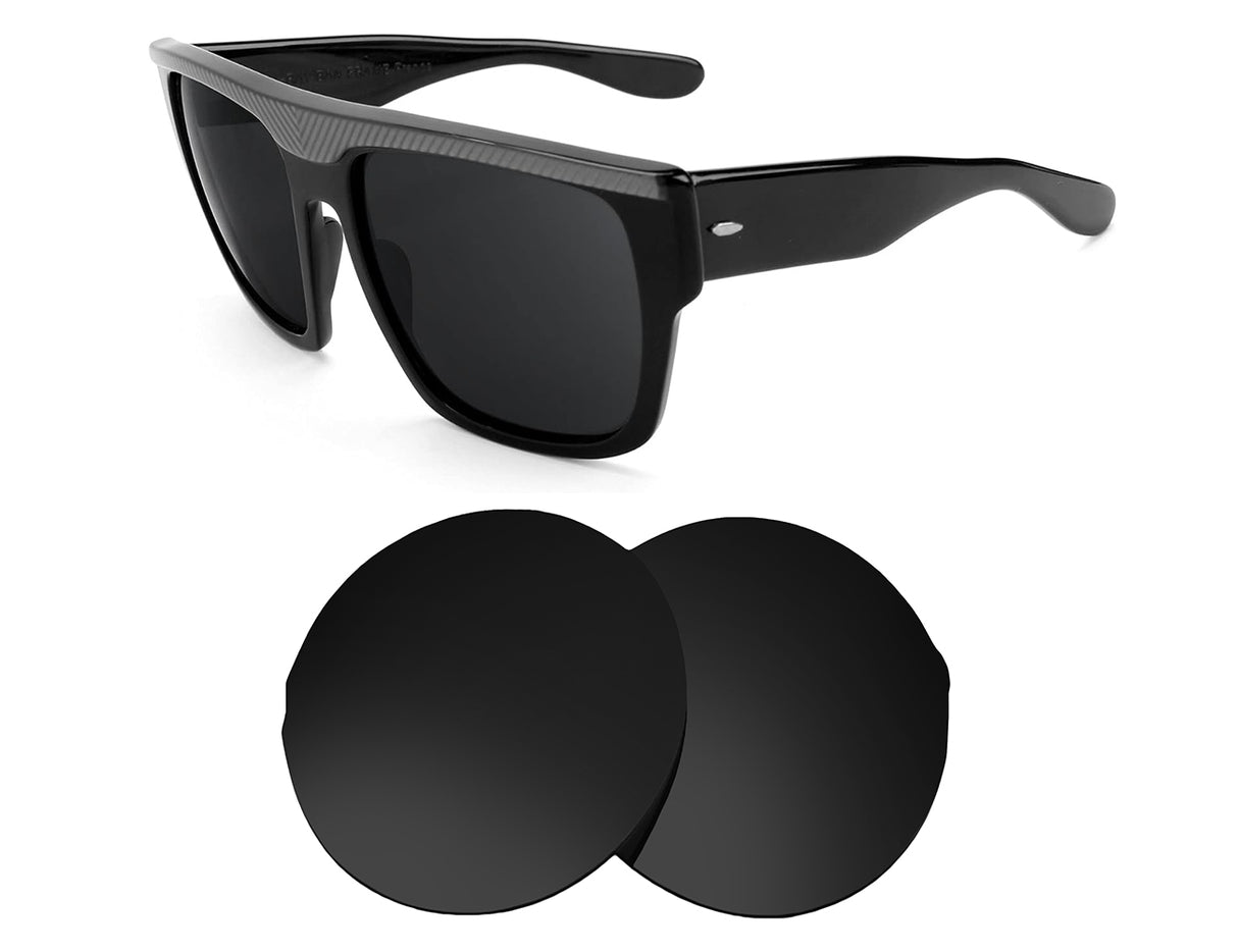 Ray-Ban Drifter (B&L) 56mm-Replacement Lenses-Volcanic Black-Non-Polarized-Seek Optics