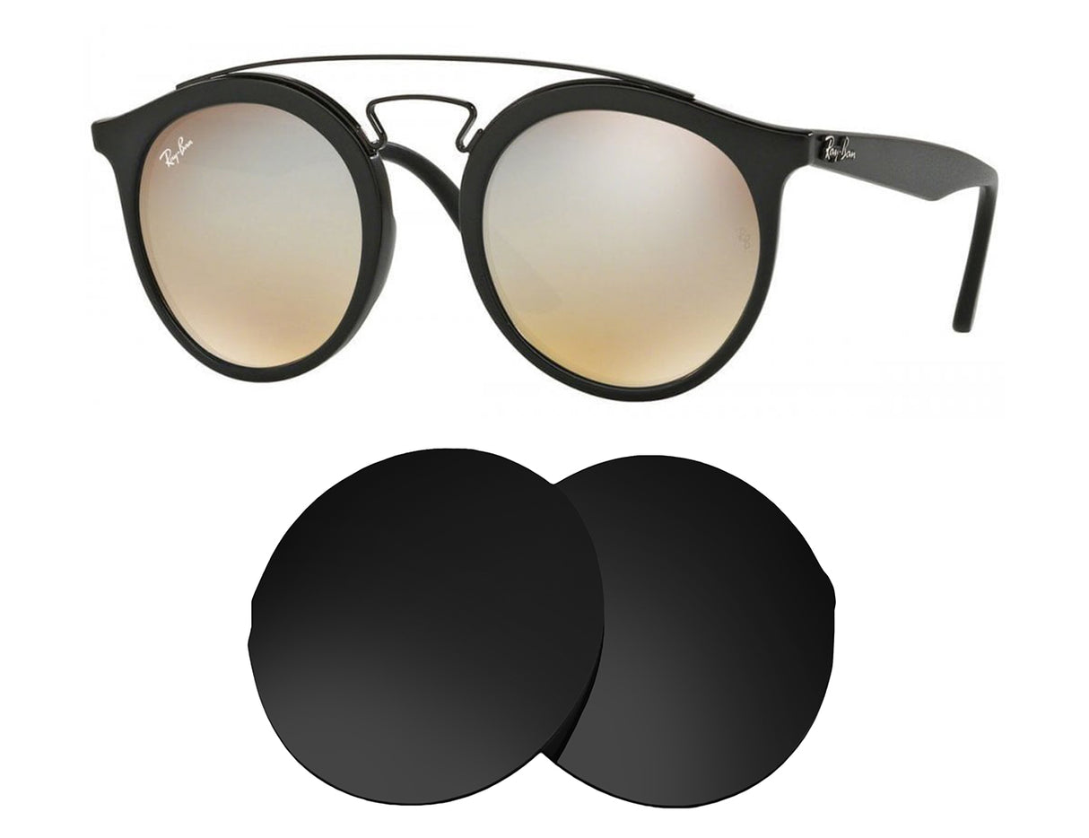 Ray-Ban Gatsby I RB4256 49mm-Replacement Lenses-Volcanic Black-Non-Polarized-Seek Optics