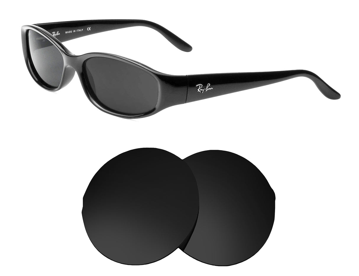 Ray-Ban RB4046 63mm-Replacement Lenses-Volcanic Black-Non-Polarized-Seek Optics