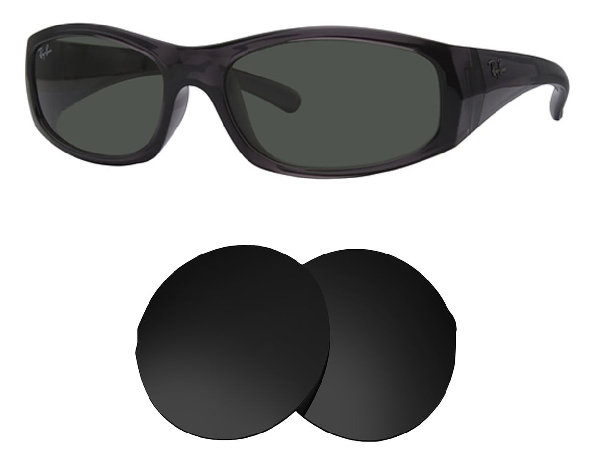 Ray-Ban RB4093 57mm-Replacement Lenses-Volcanic Black-Non-Polarized-Seek Optics