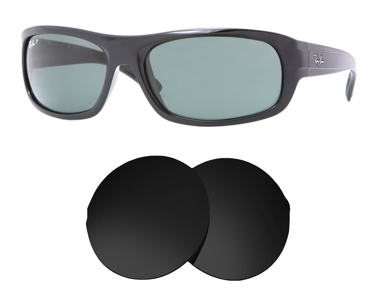 Ray-Ban RB4166 62mm-Replacement Lenses-Volcanic Black-Non-Polarized-Seek Optics