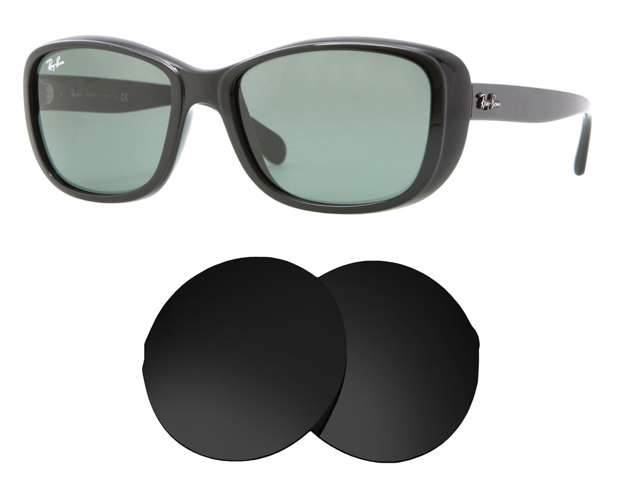 Ray-Ban RB4174 56mm-Replacement Lenses-Volcanic Black-Non-Polarized-Seek Optics