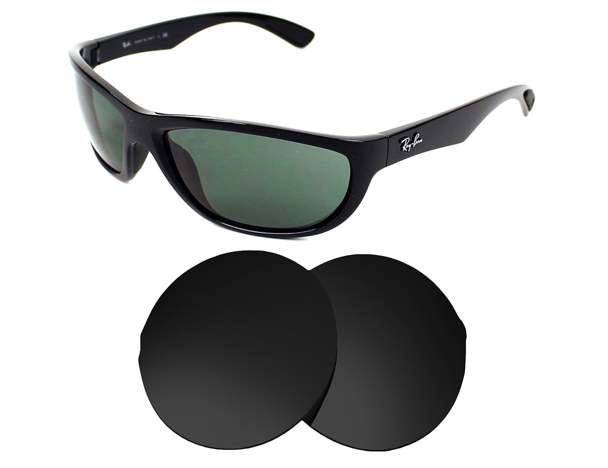 Ray-Ban RB4188 63mm-Replacement Lenses-Volcanic Black-Non-Polarized-Seek Optics