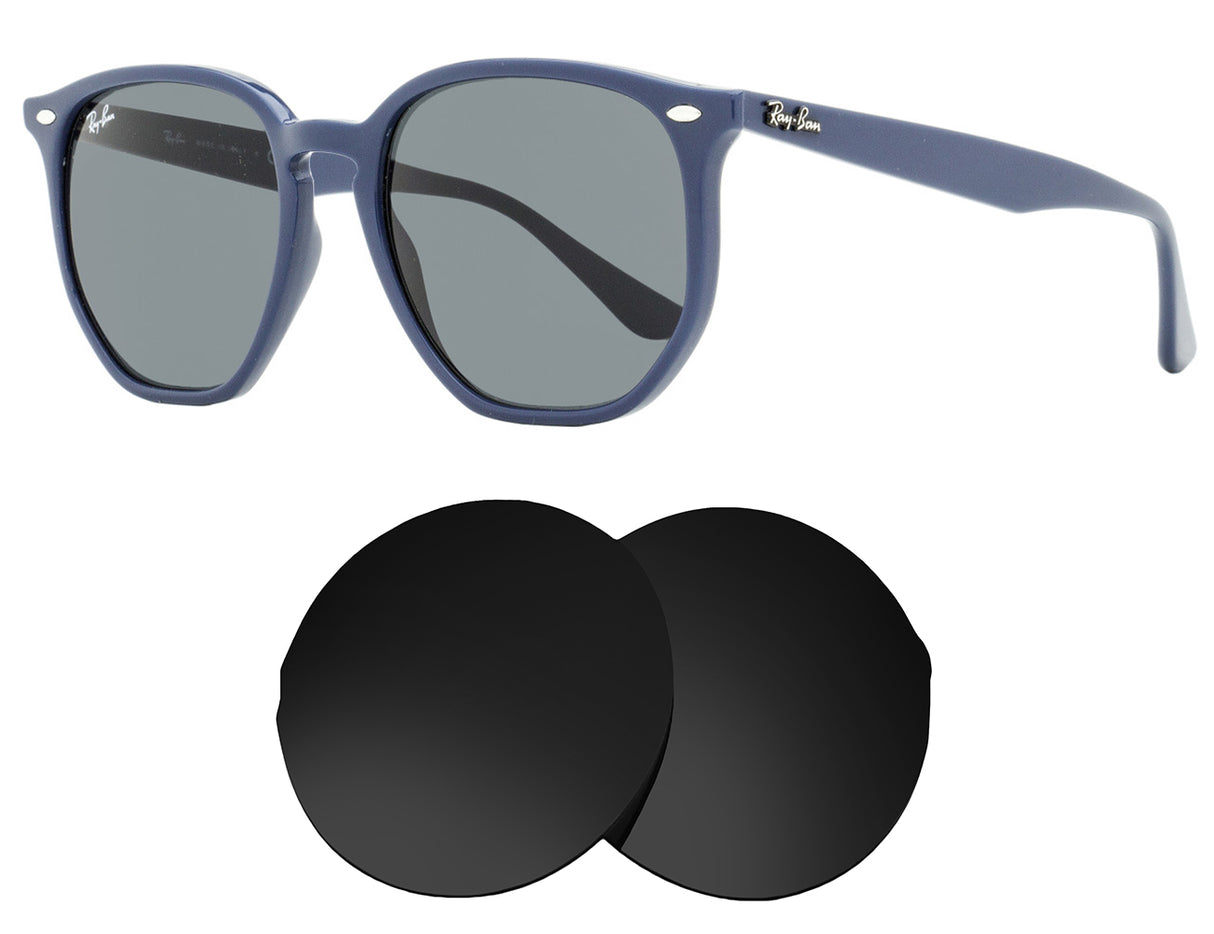 Ray-Ban RB4306 54mm-Replacement Lenses-Volcanic Black-Non-Polarized-Seek Optics