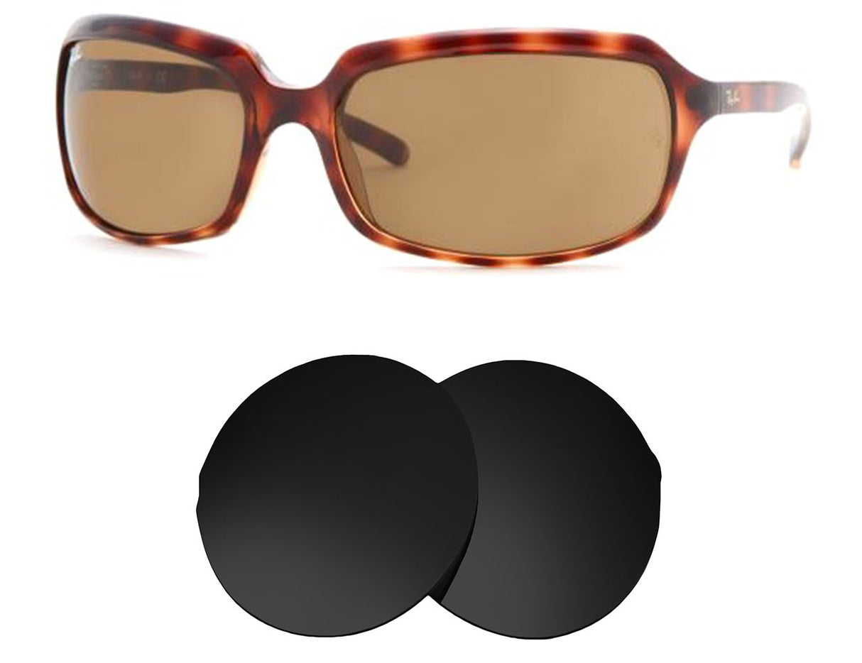Ray Ban RB4116 62mm-Replacement Lenses-Volcanic Black-Non-Polarized-Seek Optics