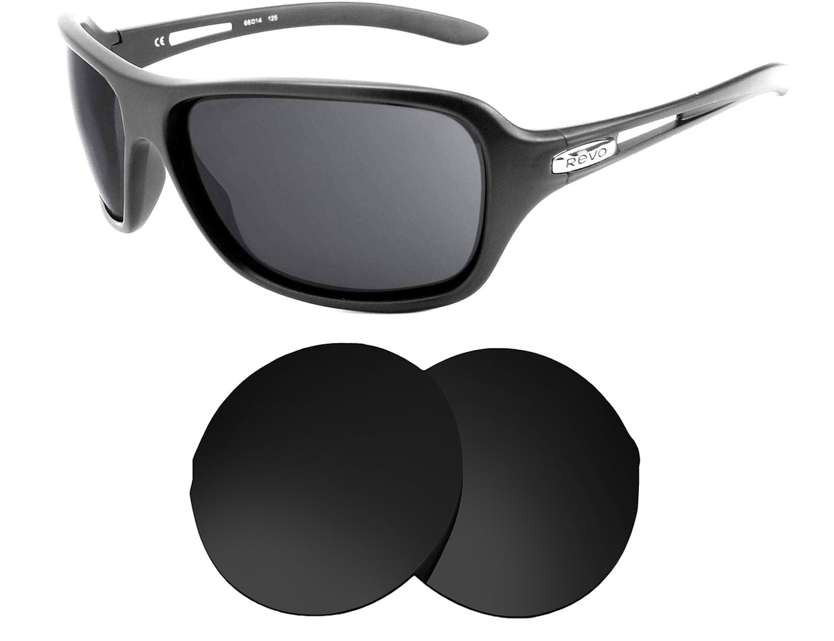 REVO Highside L RE4049-Replacement Lenses-Volcanic Black-Non-Polarized-Seek Optics