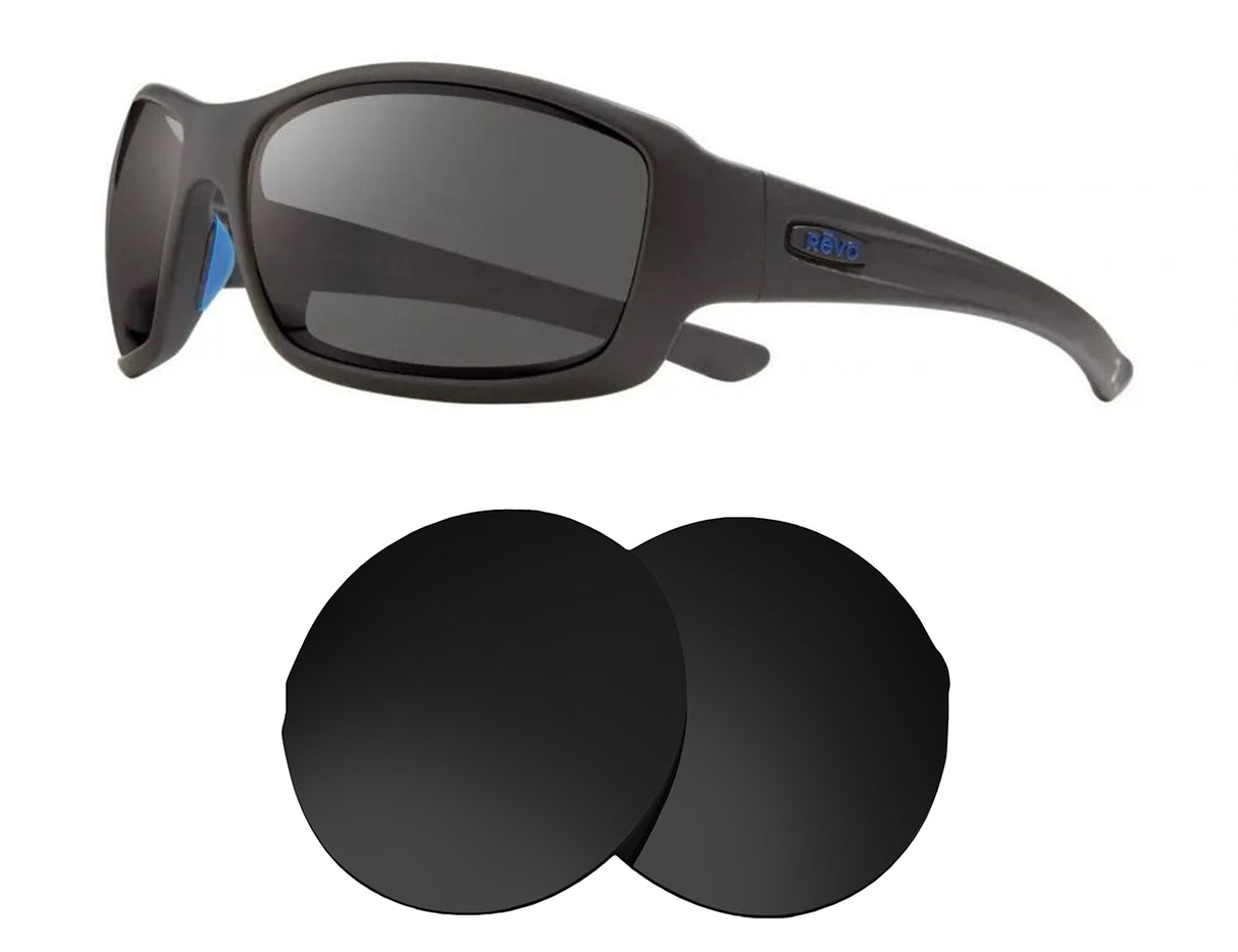REVO Maverick-Replacement Lenses-Volcanic Black-Non-Polarized-Seek Optics