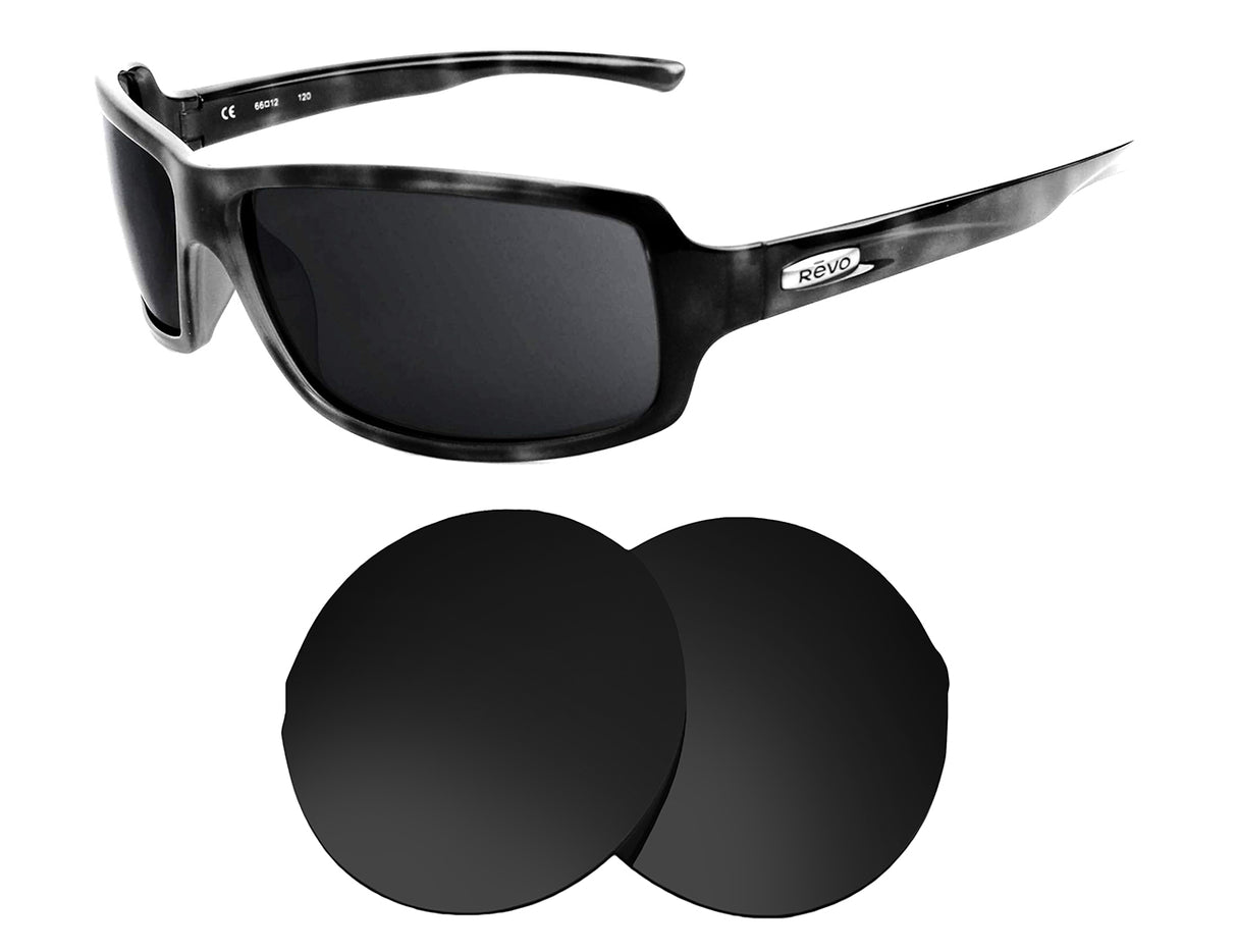 REVO Spool RE4048-Replacement Lenses-Volcanic Black-Non-Polarized-Seek Optics