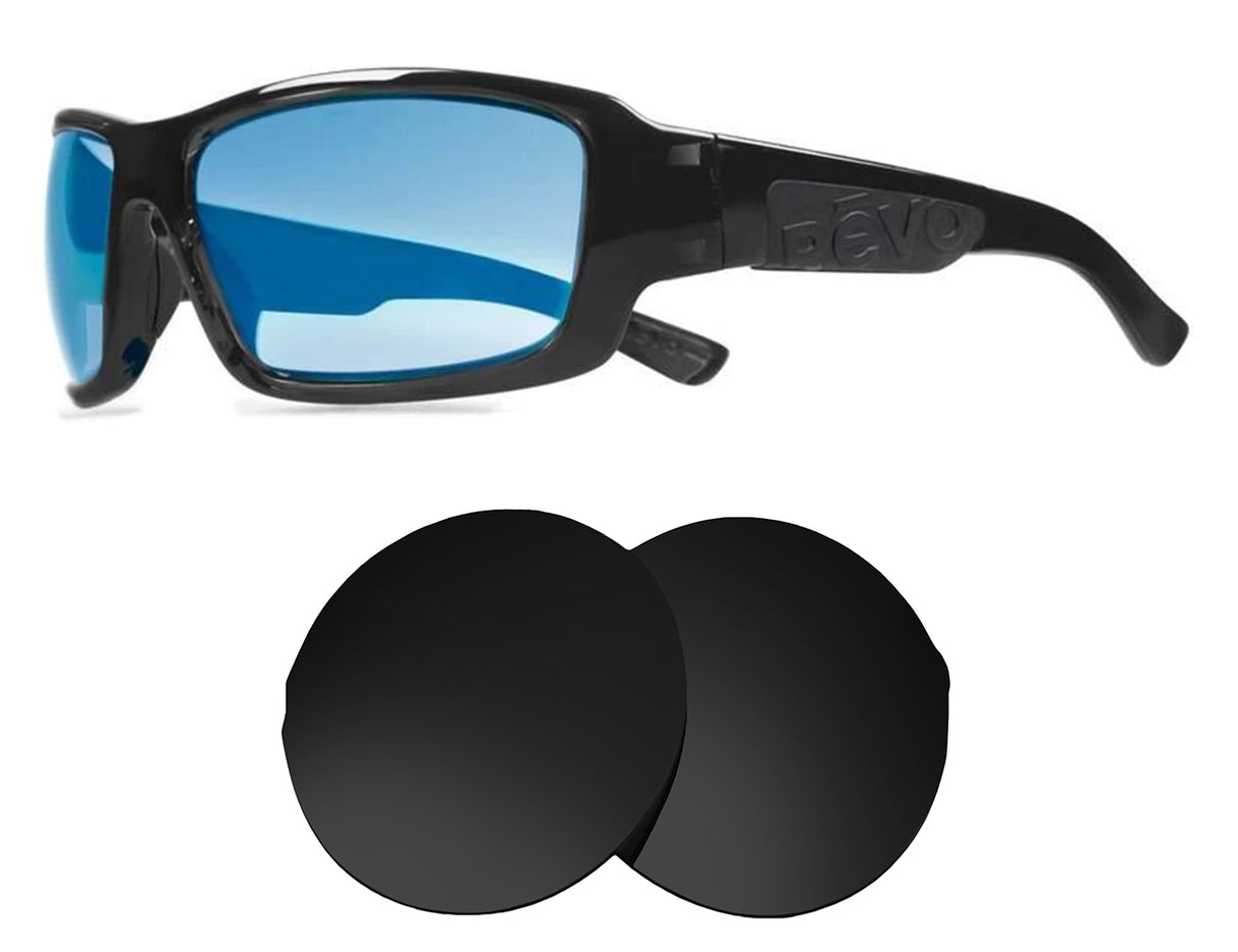 REVO Straightshot RE1005-Replacement Lenses-Volcanic Black-Non-Polarized-Seek Optics