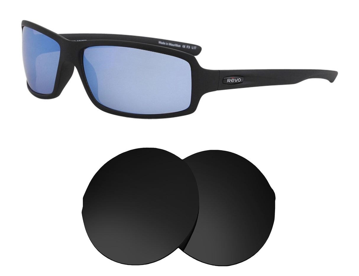 REVO Thrive RE4037-Replacement Lenses-Volcanic Black-Non-Polarized-Seek Optics