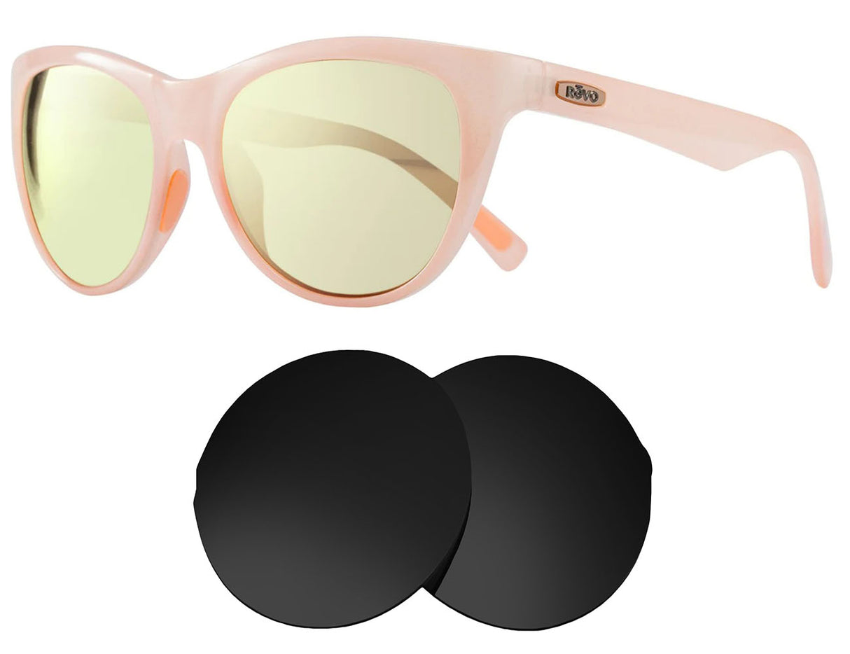 Revo Barclay RE1037-Replacement Lenses-Volcanic Black-Non-Polarized-Seek Optics