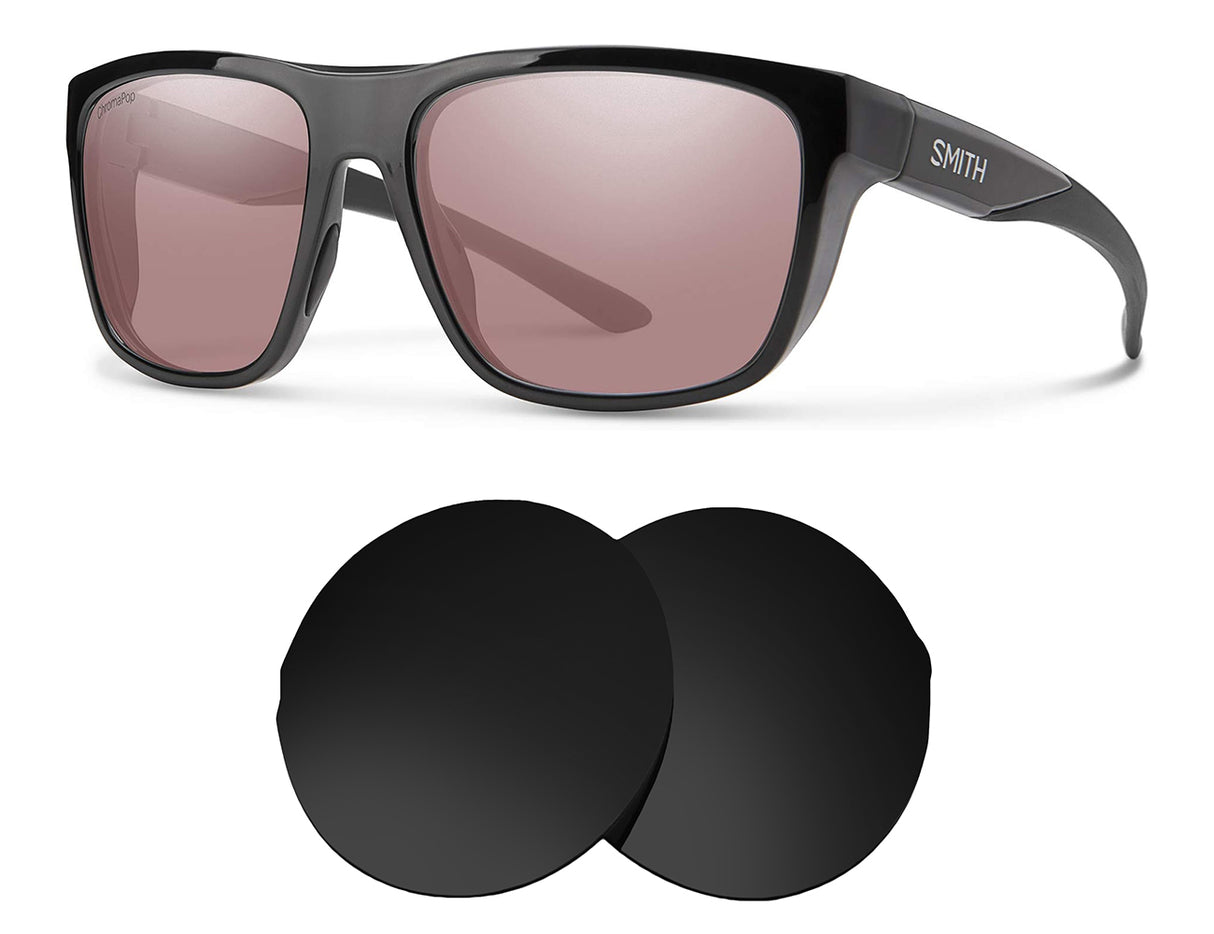 Smith Barra-Replacement Lenses-Volcanic Black-Non-Polarized-Seek Optics