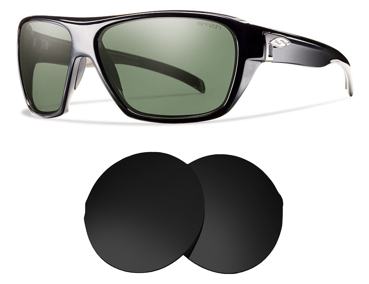 Smith Chief-Replacement Lenses-Volcanic Black-Non-Polarized-Seek Optics
