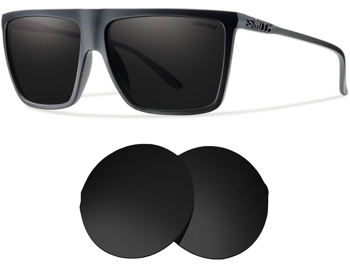 Smith Cornice-Replacement Lenses-Volcanic Black-Non-Polarized-Seek Optics